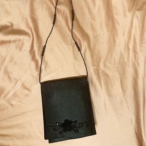 Vintage little black purse